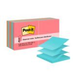 Post-it Dispenser Pop-up Notes, 3 in x 3 in, Poptimistic, 12 Pads