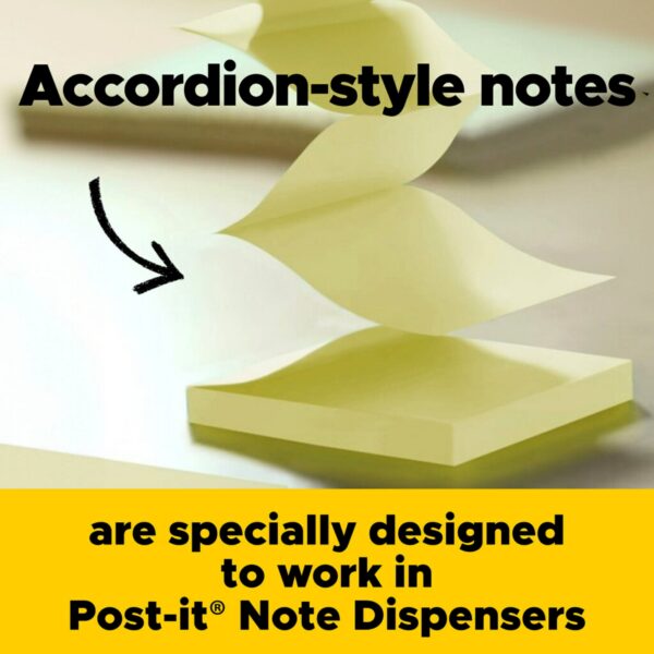 Post-it Dispenser Pop-up Notes, 3 in x 3 in, Poptimistic, 12 Pads