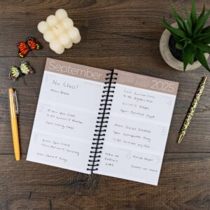 See it Bigger Monthly Weekly Planner Medium (5.5″ x 8″) Black, 15 month, Apr 2025-Jun 2026 - Image 6