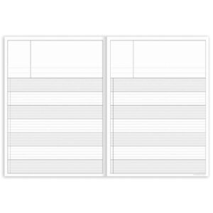 Professional Kraft Teacher Record Grade Book / Classroom Attendance Planner