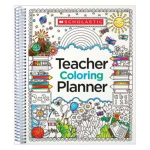 Teacher Coloring Planner (First Edition) (Spiral Bound) - Image 3