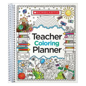 Teacher Coloring Planner (First Edition) (Spiral Bound) - Image 4