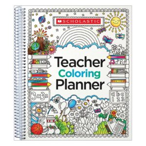 Teacher Coloring Planner (First Edition) (Spiral Bound) - Image 6