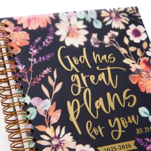 Mintgreen Monthly Weekly Medium (6.25"x 8.25") Black Floral Scripture 15 Month Apr 2025-Jun 2026 - Image 7