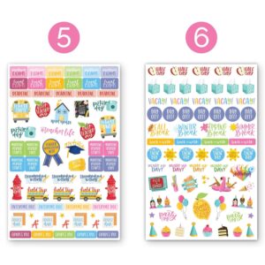 bloom daily planners Sticker Sheets, Teacher Planner Stickers V2 - Image 5