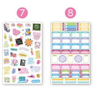 bloom daily planners Sticker Sheets, Teacher Planner Stickers V2 - Image 6