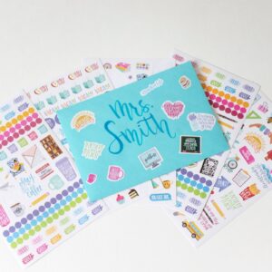 bloom daily planners Sticker Sheets, Teacher Planner Stickers V2 - Image 7