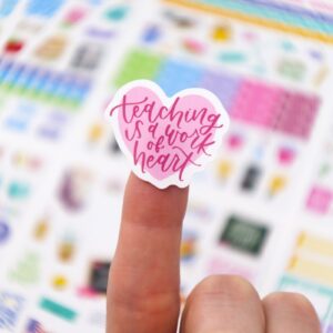 bloom daily planners Sticker Sheets, Teacher Planner Stickers V2 - Image 18