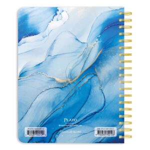 Crackled Blush | 2026 6x7.75" 18 Months Weekly Academic Desk Planner | July 2025 - December 2026 | Plato - Image 2