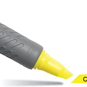 BIC Brite Liner Grip Highlighter, Chisel Tip, Yellow, 5-Count (GBLP51-Ylw) - Image 3