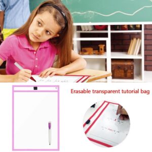 SHIBUN Dry Erase Marker with Dry Wipe Bag, Random Color - Image 7
