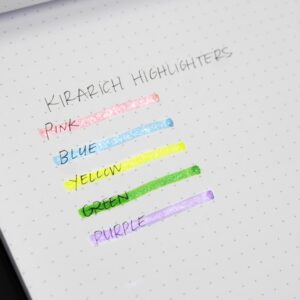 Zebra Pen Kirarich Glitter Highlighter, Chisel Tip, assorted colors, 5-pack - Image 3