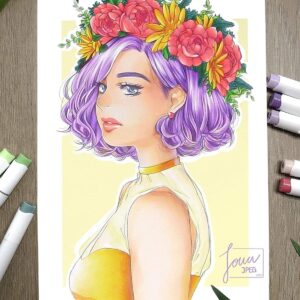 Ohuhu 216-Color Alcohol Markers, Dual Tip Brush & Fine, Refillable Art Marker Set for Adults & Artists - Image 7
