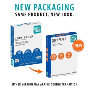 Pen + Gear Copy Paper, 8.5″ x 11″, 92 Bright, White, 20 lb., 1 Ream (500 Sheets)