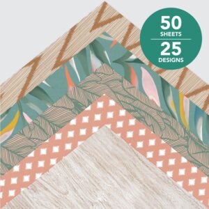 Roobee by Mara-Mi Free Spirit Multicolor Aztec Scrapbook Paper, 12" x 12" - 24 lb/ 110 GSM, 50 sheets - Image 6