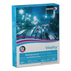 Vitality Multipurpose Print Paper, 92 Bright, 20 lb Bond Weight, 8.5 x 11, White, 500/Ream | Bundle of 2 Reams - Image 3