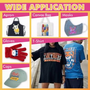 KOALA DTF Film Powder Kit - 8.5x11 DTF Transfer Film 50 Sheets + 2.2lb White DTF Transfer Powder for Sublimation Heat Transfer on Dark / Color T-shirts - Image 3