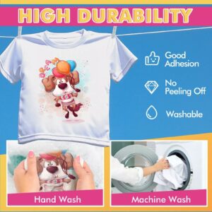 KOALA DTF Film Powder Kit - 8.5x11 DTF Transfer Film 50 Sheets + 2.2lb White DTF Transfer Powder for Sublimation Heat Transfer on Dark / Color T-shirts - Image 4