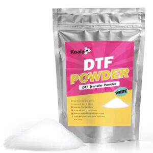 KOALA DTF Film Powder Kit - 8.5x11 DTF Transfer Film 50 Sheets + 2.2lb White DTF Transfer Powder for Sublimation Heat Transfer on Dark / Color T-shirts - Image 10