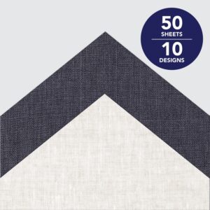 Roobee by Mara Mi Texture Paper Pad 8.5" x 11" - 24 lb/ 110 GSM, 50 sheets, 10 Designs - Image 6