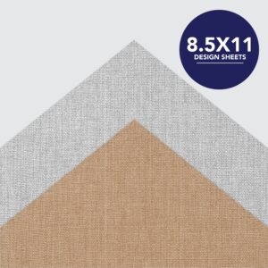 Roobee by Mara Mi Texture Paper Pad 8.5" x 11" - 24 lb/ 110 GSM, 50 sheets, 10 Designs - Image 7