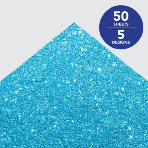 Roobee by Mara Mi Bold Multicolor Sparkle Scrapbook Paper Pad, 50 Sheets, 5 Designs - Image 6