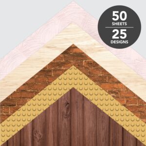 Roobee by Mara Mi Texture Paper Pad 12" x 12" - 24 lb/ 110 GSM, 50 sheets - Image 6