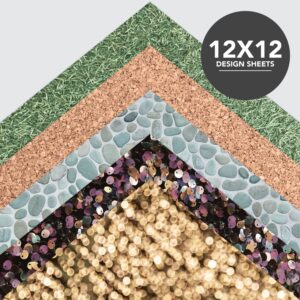 Roobee by Mara Mi Texture Paper Pad 12" x 12" - 24 lb/ 110 GSM, 50 sheets - Image 7