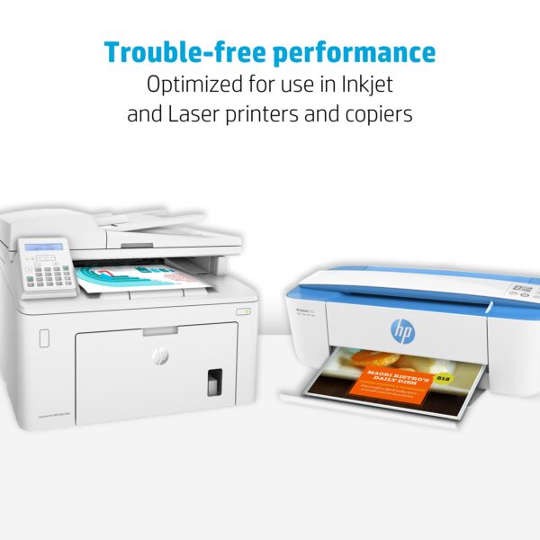 HP Printer Paper, Premium 24 lb., 8.5″ x 11″, White, 2 Reams, 1000 Sheets