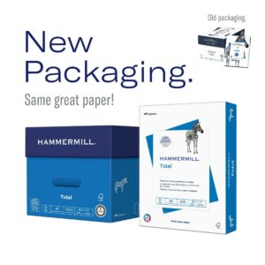 Hammermill Tidal Copy Paper, 20 lb., 8.5″ x 11″, 5 Reams (2,500 Sheets), White