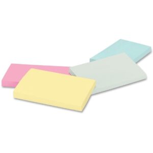 Post-it Original Recycled Note Pads, 3" x 5", Sweet Sprinkles Collection Colors, 100 Sheets Per Pad, 5 Pads Per Pack - Image 3