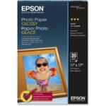 Epson® Glossy Photo Paper, 9.4 Mil, 11 X 17, Glossy White, 20/pack S041156