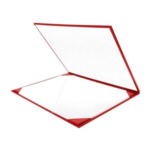 Endea Graduation Red Imprinted Diploma Cover for 8.5″ x 11″ diploma