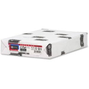 NCR Paper – Superior 2-Part Carbonless Inkjet White Paper, Letter, 500 Sheet