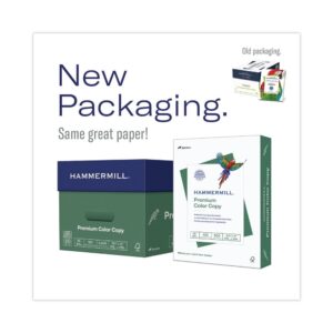 Hammermill Copy Paper, 100 Brightness, 28 lb., 8-1/2″ x 14″, Photo White, 500 per Ream