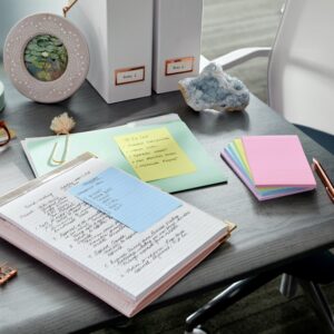 Post-it Notes, 4 in x 6 in, Beachside Cafe Collection, Lined, 5 Pads - Image 5