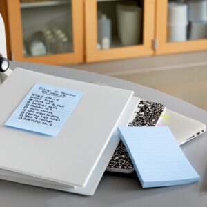 Post-it Notes, 4 in x 6 in, Beachside Cafe Collection, Lined, 5 Pads - Image 6