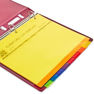 Pen+Gear 8-Tab Letter Size Dividers, 8 Count - Image 5