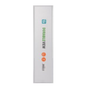 Pen+Gear Durable View Binder, 2-Inch Rings, White, 1 Count, 520-Sheet Capacity - Image 3