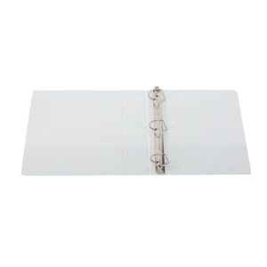Pen+Gear Durable View Binder, 2-Inch Rings, White, 1 Count, 520-Sheet Capacity - Image 8