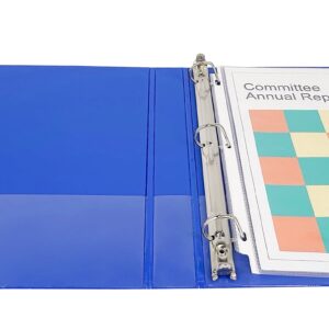 Pen + Gear 1.5-Inch Durable Binder Blue 6 Pack - Image 6