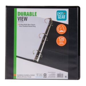 Pen+Gear Durable View Binder, 2-Inch Rings, White, 1 Count, 520-Sheet Capacity - Image 19