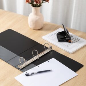 Pen+Gear Durable View Binder, 2-Inch Rings, White, 1 Count, 520-Sheet Capacity - Image 20