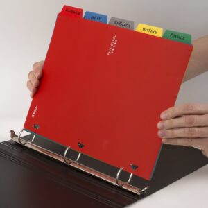 Five Star Tabbed Write-on/Wipe-off Dividers, 5 Pack - Image 5