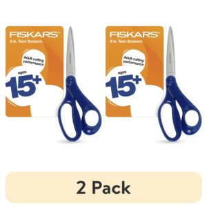Fiskars Graduate Student Scissors, 8", Pointed, Scissors for School or Office, Blue - Image 15
