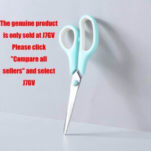 Latrodar Rubber Stainless Steel Macarons Color Design Scissors Office Supplies Color Student Stationery Scissors Pink Upgraded 3.6×0.4 Inch