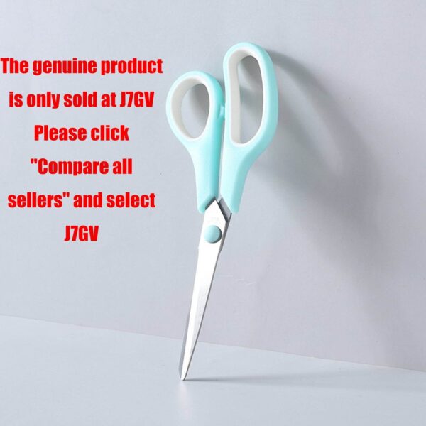 Latrodar Rubber Stainless Steel Macarons Color Design Scissors Office Supplies Color Student Stationery Scissors Pink Upgraded 3.6×0.4 Inch