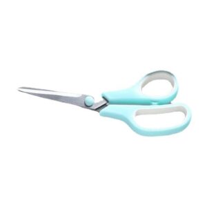 Latrodar Rubber Stainless Steel Macarons Color Design Scissors Office Supplies Color Student Stationery Scissors Pink Upgraded 3.6×0.4 Inch
