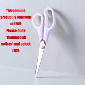 Latrodar Rubber Stainless Steel Macarons Color Design Scissors Office Supplies Color Student Stationery Scissors Pink Upgraded 3.6×0.4 Inch