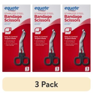 Equate Stainless Steel Bandage Scissors, 1 Count